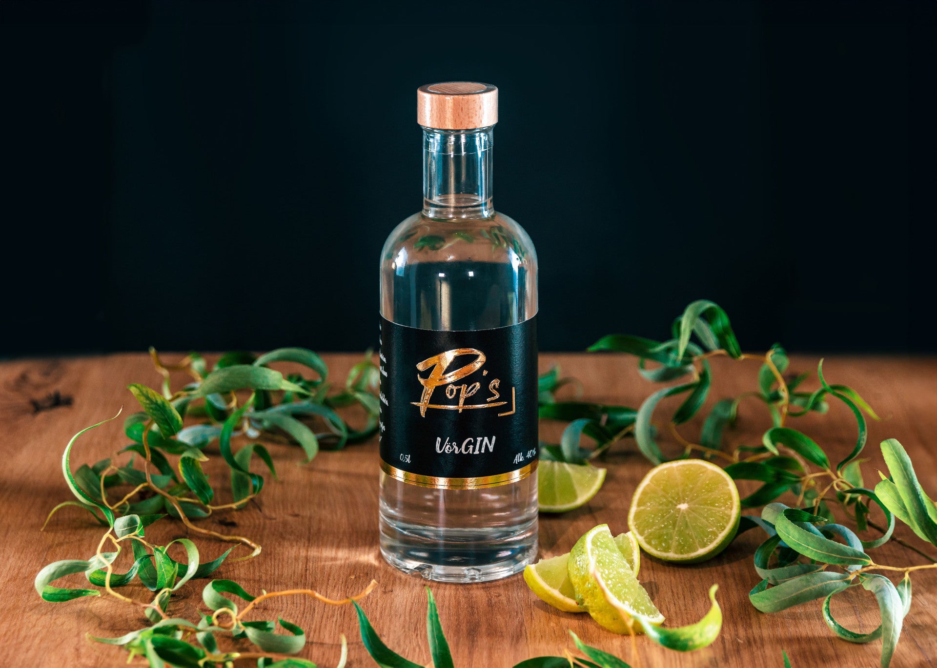 Regional Gin Pops Gesamt Flasche